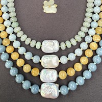 Collier ras du cou bohème en pierres précieuses et perles irrégulières baroques, bijoux d'été bohèmes pour femmes, vente en gros