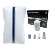 Sacs de compression sous vide pour économiser de l'espace, avec fermeture éclair, pompe à air électrique, étanches IPX68, 16L, pliables, avec crochet de suspension pour vêtements