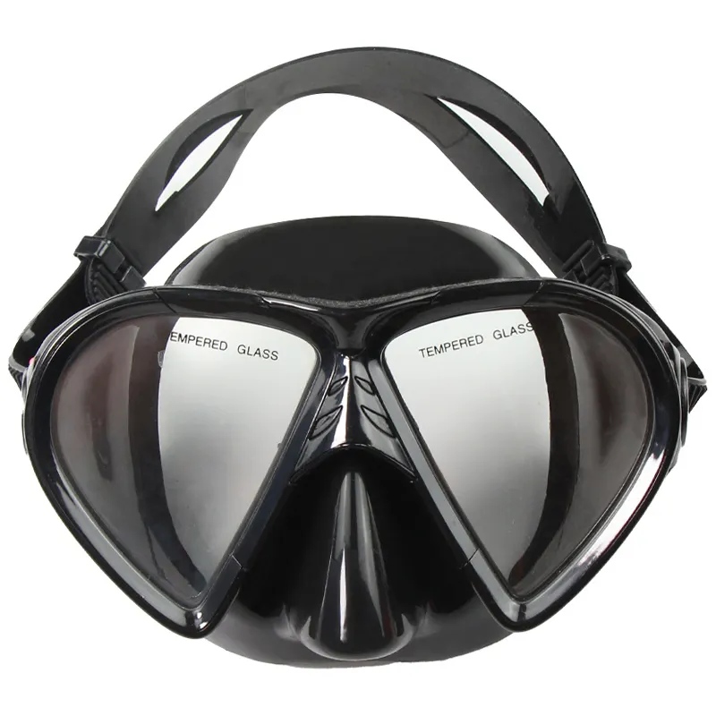 Panoramic Viewing Mirrored Leakproof Custom Scuba Swimming Diving maskes