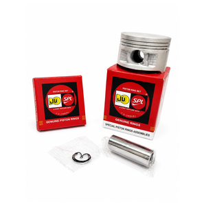 Kit de Pistón Yamaha FZ 58.00mm con Anillos OEM 0.50 Sobredimensionado, Acabado Estañado, para Reparación de Motor de Motocicleta - Product Image 1