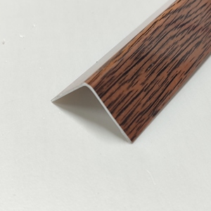 Protezione dell'angolo di protezione della parete della copertura del PVC del grano di <span class=keywords><strong>legno</strong></span> all'ingrosso di forma di L - Product Image 6