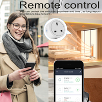 Prise intelligente SIXWGH Tuya BLE, prise britannique, surveillance intelligente à distance, moniteur de puissance 16/20A pour Google Home Alexa SDK