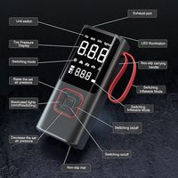 Wireless 6000mAh 150PSI Portable Car Compressor Pump Dual Screen Display Tire Inflator ABS Material Cordless for Car