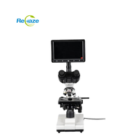 REHAZE XSP100SM 7-inch LCD Display 40X-2000X Digital Petrographic Polarizing Microscope Manual Focus Binocular Type IP55 Rated
