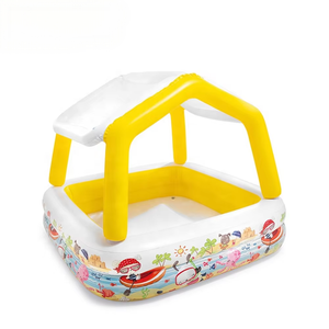 Piscina Inflable <span class=keywords><strong>INTEX</strong></span> 57470 con Parasol Extraíble <span class=keywords><strong>para</strong></span> Bebés, Piscina Infantil <span class=keywords><strong>para</strong></span> Exteriores - Product Image 1