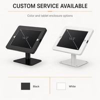 kiosque de tablette de point de vente en métal antivol de sécurité support de tablette de montage de bureau pour iPad 10.2"