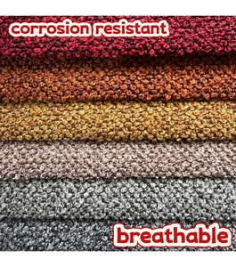 Nueva Tela de Poliéster 100% de Imitación Lino de Dos Tonos de 430 g/m², Ideal para Tapicería de Sofás, Gran Venta - Product Image 4