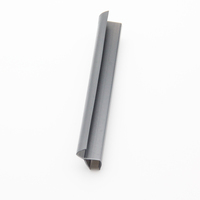 Accessoires de porte en verre de douche aileron d'angle de flexion joints latéraux de porte de douche pour verre d'angle