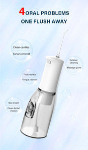 Portable électrique sans fil Jet Pick <span class=keywords><strong>dentaire</strong></span> Flosser eau soins bucco-dentaires irrigateur pour dents accolades USB usage domestique en plastique - Product Image 3