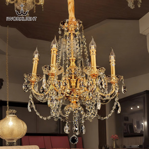 Iwork Châu Âu Retro Trang Trí Đám Cưới Trong Nhà Thiết Kế Đèn Chùm Maria K9 Đèn Chùm Pha Lê - Product Image 3
