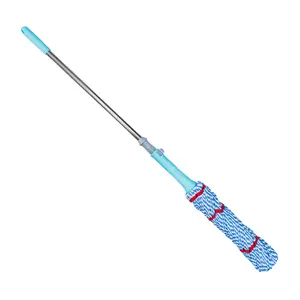 Summit Commercial Eco Friendly Washable Wet Microfiber Self-Wringing Mop For Toilet Kitchen Tile Floor Cleaning