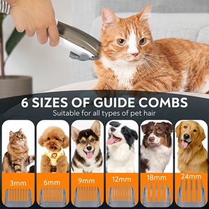 Aspirador eléctrico para mascotas Juego de cepillos de aseo Silicona y goma Perro Gato Removedor de pelo Deshedding Slicker Función de limpieza - Product Image 5