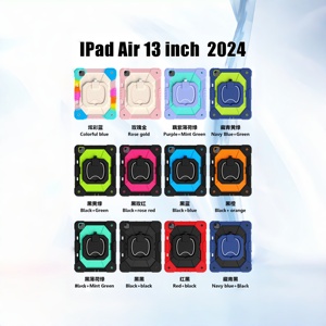 Custodia Antiurto Robusta per iPad <span class=keywords><strong>Air</strong></span> 13 Pollici M4 2026 M3 2025 M2 2024, Cover Protettiva con Supporto Girevole a 360° e Porta Penna - Product Image 1