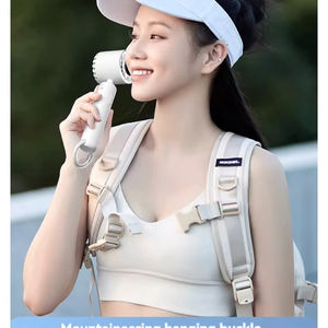 Mini ventilateur de poche vitesse ventilateurs de bureau portables refroidissement instantané avec mode glace ventilateur élégant rechargeable pour femmes hommes - Product Image 3