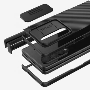 Ốp Điện Thoại Có Khe Cắm Bút Cho Samsung <span class=keywords><strong>Galaxy</strong></span> Z Fold4 5G Với Bản Lề Nắp Điện Thoại Có Khe Cắm Bút Để Gấp 3 Với Ống Kính Kéo Đẩy - Product Image 5