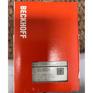 Módulo IO Ethercat Beckhoff EL4024 de 4 Canales de Salida Analógica de 12 Bits y 4-20 mA - Product Image 1