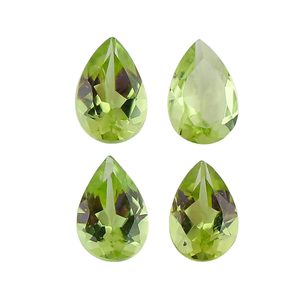 YASHEE Peridoto Corte Pera 6x4 mm Gema Suelta Verde Natural para Fabricación de Joyas - Product Image 1