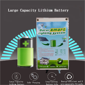 Plafonnier LED solaire ultra lumineux pour la rénovation de la cage d'escalier Fonction 10-en-1 avec détection humaine Indice IP65 pour jardin - Product Image 2