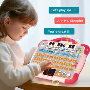 Ordinateur portable éducatif pour enfants avec écran LED et éclairage, jouet d'apprentissage en anglais pour la petite enfance Zhorya - Product Image 2