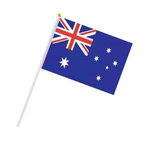 Drapeau à agiter en polyester 14*21 cm, mini, en plastique, pour la vente en gros, idéal pour les matchs de football 2026 aux États-Unis et au Canada - Product Image 5