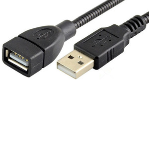 สายต่อขยาย USB 2.0 แบบโค้งงอได้ สีดำ ชาย-หญิง ความยาว 350 มม. ไมโครยูเอสบี สำหรับคอมพิวเตอร์มัลติมีเดีย - Product Image 2