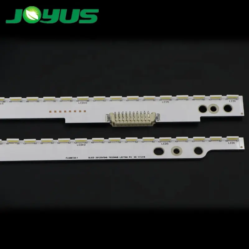 jy optoelectronic edge lit led strip backlight Samsung 40" TV UA46ES5500R SLED 2012SVS46 7032NNB LEFT60 RIGHT60 3D 10PIN 3V