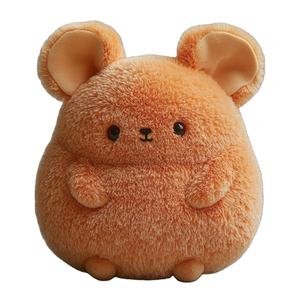 Logotipo personalizado Animal de peluche de juguete Bebé Ratón Muñeca Parche Peluches Super Suave Peluches Divertido Squishy Bordado <span class=keywords><strong>Mascota</strong></span> - Product Image 1