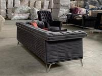 Ensemble de canapés Chesterfield modernes de style européen avec structure en bois massif pour salon, mobilier de maison, hôtel et entrée