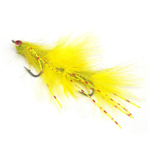 Nuevas Moscas Articuladas de Goma con Patas de 11cm y Flash 2.4g, Tipo Circus Peanut Streamer, Atractivas para Pesca de Lubina, Salmón y Trucha en Lago - Product Image 6