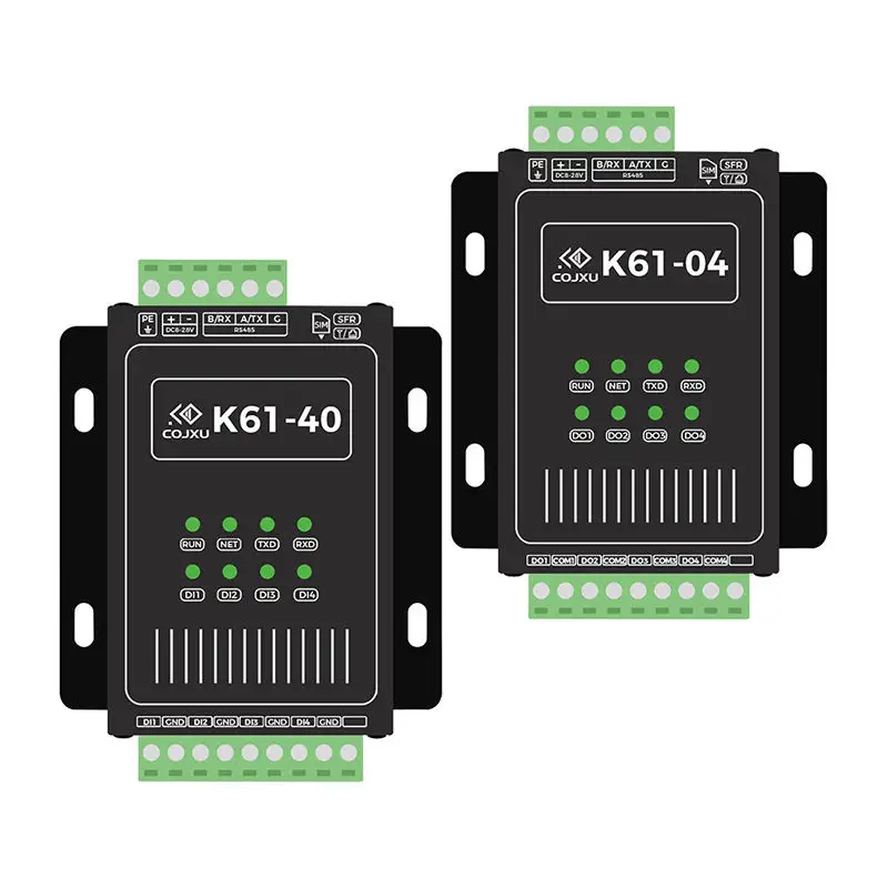 COJXUOEM ODM K61-DL20 4000M Mendukung Modbus 4 Saluran Akuisisi dan Keluaran Modul Transmisi Data Industri