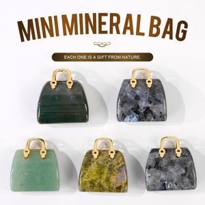 Bán Buôn Đá Quý Pha Lê Khắc Mini Túi Vòng Cổ Túi Hình Dạng Chữa Bệnh Đá - Product Image 3