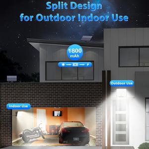 1000 lümen 172led şafak alacakaranlıkta ışık IP65 su geçirmez açık güneş enerjili güvenlik sel ışıkları duvar sundurma döken ahır için - Product Image 4