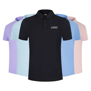 남자 폴로 셔츠 유니폼 자수 인쇄 일반 빈 캐주얼 골프 폴로 셔츠 사용자 정의 로고 인쇄 빈 폴로 저지