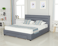 Bafang — cadre de lit en tissu velours, nouveau Style, fabricant d'usine, abordable, taille Queen, offre spéciale,