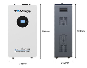 STOCK Tax Free <strong>LiFePO4</strong> 48V 100Ah 5Kwh 300Ah 15Kwh 16S Bluetooth <strong>BMS</strong> 51.2V 30Kwh 48V 600Ah <strong>LiFePO4</strong> Home Energy Storage Battery - Product Image 2