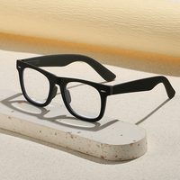 Lunettes de lecture unisexes pour presbytie avec monture carrée bloquant la lumière bleue pour hommes et femmes