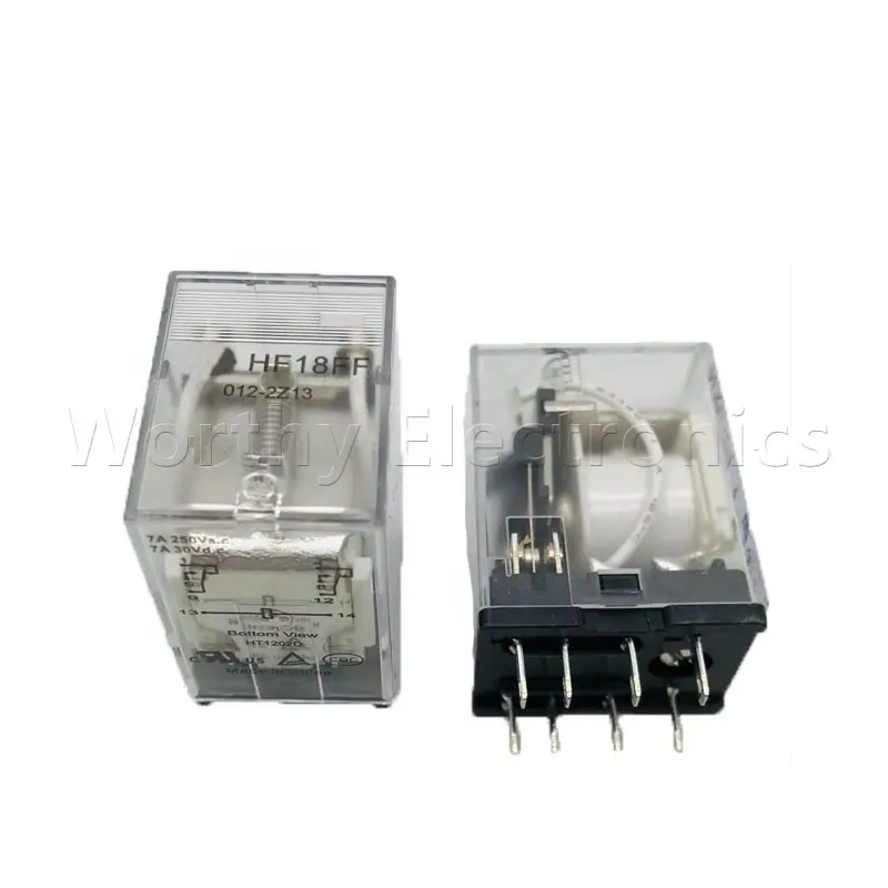 Electronic component power relay 12V/24VDC 12A 8PIN DIP HF18FF/012-2Z13 relay module