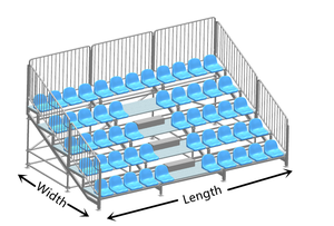 Gradas Modulares Desmontables para Canchas Deportivas, Precio Directo de Fábrica en Guangzhou - Product Image 5