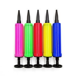 Mini Hand Push Air Pump Portable Balloon Inflator Plastic Manual For Party Toys - Product Image 4