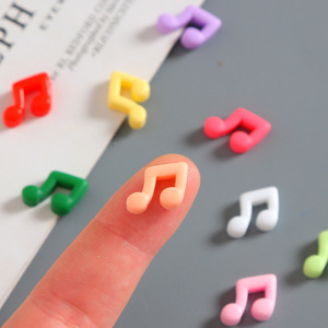 Mini Little Note Bright Face 20 pièces/sac Accessoires en résine pour ongles DIY Produits pour ongles multicolores - Product Image 1