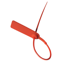 Scellé de sécurité en plastique à numéro de série personnalisé ST-PS-4001, à usage unique, pour le fret et les marchandises en entrepôt