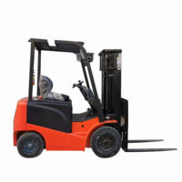 Forklift Counterbalance China Electric CPD18HC 4WD Baterai Asam Timbal, Penggeser Samping Hidrolik, Ban Pneumatik, 48V, Operasi Duduk