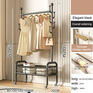 <span class=keywords><strong>Perchero</strong></span> Multifuncional de Pie con Ganchos Extraíbles <span class=keywords><strong>para</strong></span> Muebles de Hogar, Hotel o Dormitorio - Product Image 3