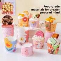 Moule à gâteau 3D en carton de qualité alimentaire résistant à la chaleur, jetable, avec décoration de gâteau personnalisable