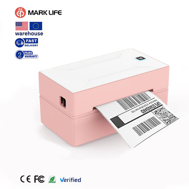 Marklife D200 High-Speed Thermal Printer 4x6 Wireless Sticker Shipping Label Machine FCC Certified for Waybill Use