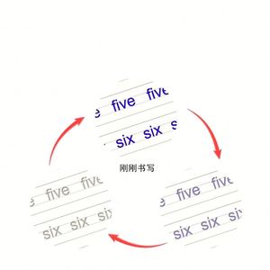 Unique Wholesale English Grooved Handwriting Copybook for Kids - Reusable Practice <b>Book</b> with Custom Artwork - Product Image 4