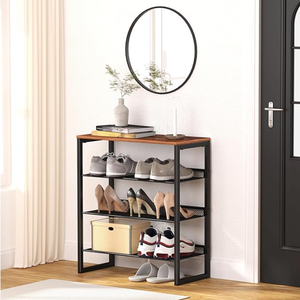 Nuova Scarpiera in Acciaio Resistente, Robusta, Spaziosa e Regolabile per l'Organizzazione dell'Armadio - Product Image 1