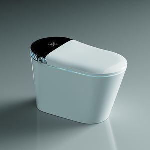 Bidet de toilette intelligent électronique avec couvercle à ouverture automatique Toilette intelligente intelligente à séchage à l'air chaud parfumé nouvel arrivage - Product Image 1