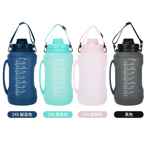 Silicone Water Bottle 2L Foldable With Handle Outdoor Camping Sports Drinkware For Men - Product Image 4