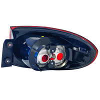 Système d'éclairage automobile, phare arrière gauche extérieur halogène, ensemble de feux arrière rouge pour VW Tiguan 2008 2009 2010, compatible avec 5N0945095H